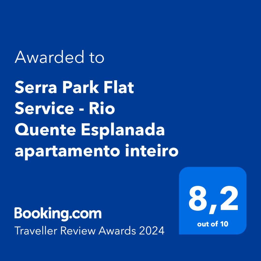Serra Park Flat Service - Rio Quente Esplanada Apartamento Inteiro Roupas De Cama A Parte Exterior photo