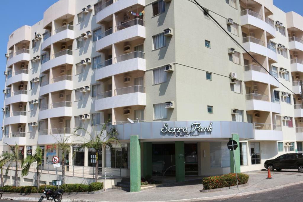 Serra Park Flat Service - Rio Quente Esplanada Apartamento Inteiro Roupas De Cama A Parte Exterior photo